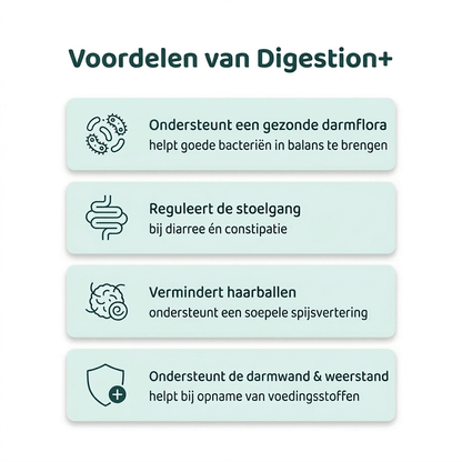 Digestion+ 🌿 100% natuurlijk 🛡️ Complete darmformule 🫙 90 soft chews